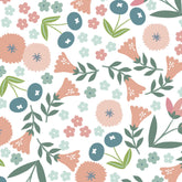 Tissu Craft Cotton Company Spring Bunny Spring Flowers
